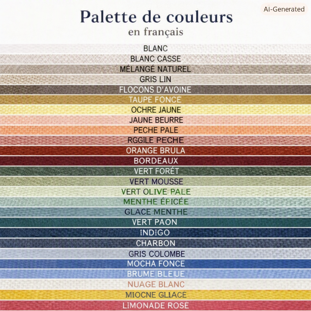 Nappe en lin jaune beurre, nappes jaune pâle, différentes tailles