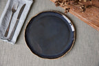 Assiette petit-déjeuner en céramique rouge 23 cm