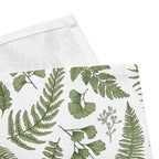 Serviettes en tissu fougères vertes lot de 4 - Impression botanique, 50,8 x 50,8 cm, polyester