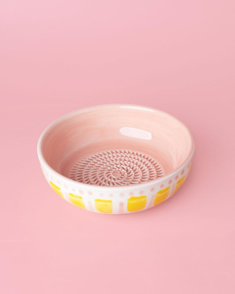 Assiette râpe à gingembre en céramique - Artisanale - 2 tailles