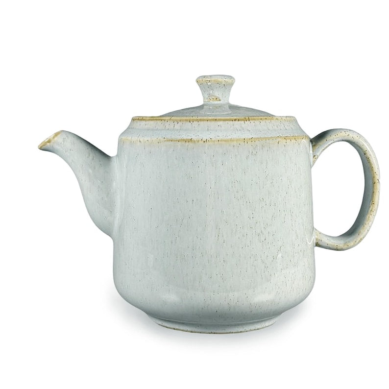 Théière en céramique bleu canard style Frederiksberg avec infuseur 1 L