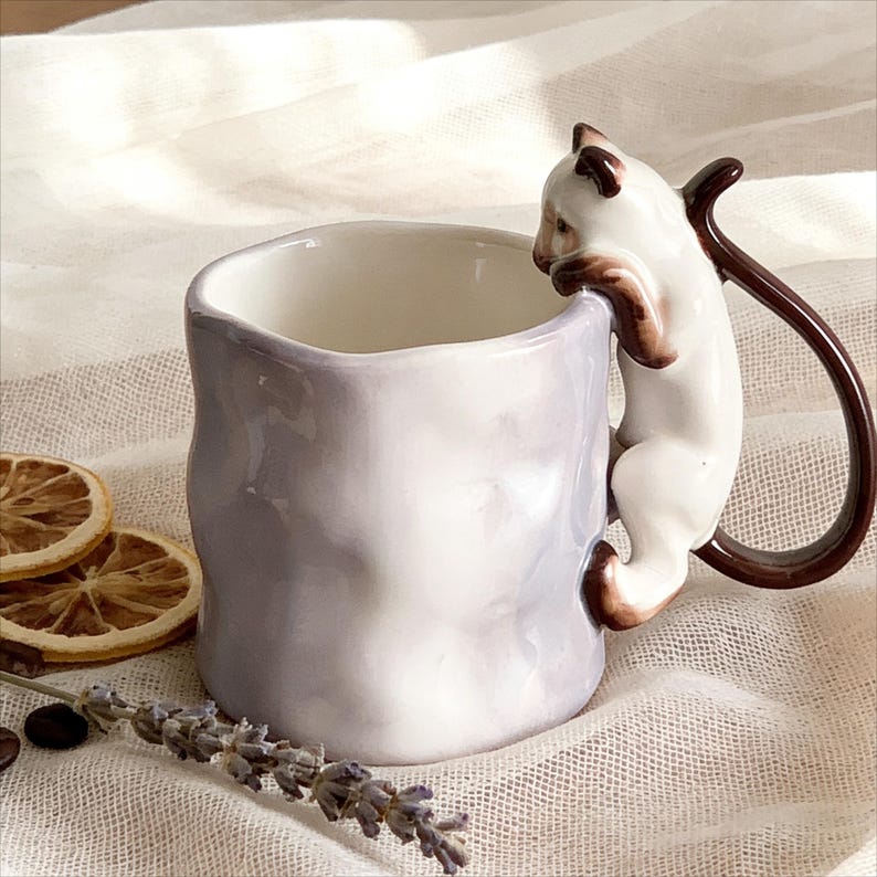 Mug en céramique pour amoureux des chats, cadeau pour propriétaire de chat
