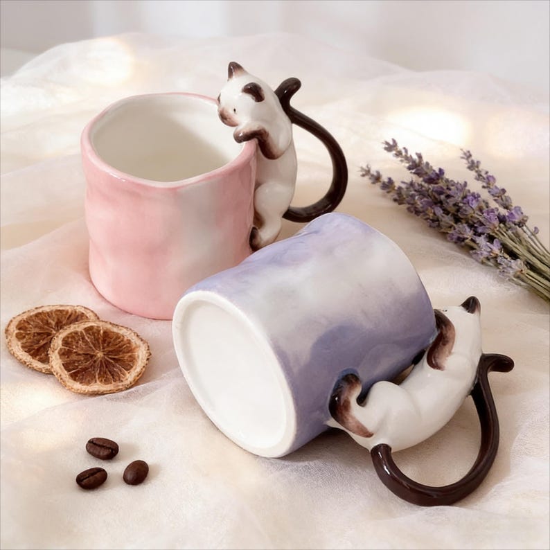 Mug en céramique pour amoureux des chats, cadeau pour propriétaire de chat