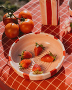 Assiette râpe à gingembre en céramique - Ustensile de cuisine espagnol, Grand 19 cm