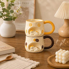 Tasse à café en céramique sur le thème du chat, mug artisanal pour amoureux des chats, tasse commémorative pour animaux de compagnie