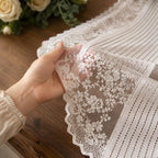 Chemin de table en tulle pailleté français, 38 cm, pour salle à manger, décoration événementielle
