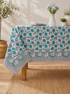 Nappe en coton à imprimé floral - Style bohème