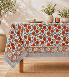 Nappe en coton à imprimé floral - Style bohème