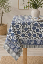 Nappe en coton à imprimé floral - Style bohème