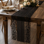Chemin de table en tulle pailleté français, 38 cm, pour salle à manger, décoration événementielle