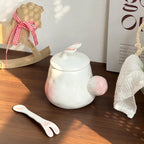 Mug en céramique avec couvercle lapin, 350 ml