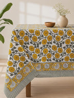 Nappe en coton à imprimé floral - Style bohème