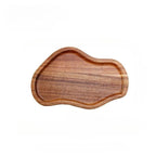 Plateau en bois résistant, Assiette de service décorative, Plateau de cuisine, 1 pièce