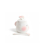 Mug en céramique avec couvercle lapin, 350 ml