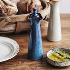 Distributeur en céramique émaillée pour sauce soja et vinaigre, bouteille assaisonnement japonaise rustique, 120 ml